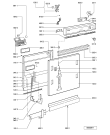Схема №1 ADL 934/1 S WH с изображением Панель для электропосудомоечной машины Whirlpool 481245371692