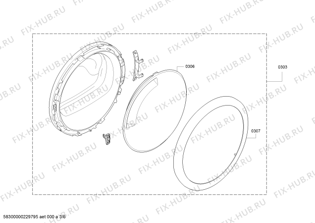 Схема №1 WT47W584 HPD_0057-N62 с изображением Силовой модуль запрограммированный для сушильной машины Siemens 10003442