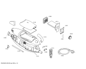 Схема №1 BHS4N4 flexa с изображением Крышка для мини-пылесоса Bosch 12006970