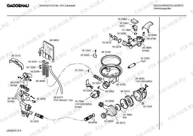 Схема №3 GM925710 GM925-710 с изображением Инструкция по эксплуатации Gaggenau для посудомойки Bosch 00523732