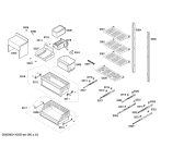 Схема №3 RF461200 с изображением Вставная полка для холодильника Bosch 00673220