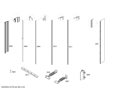 Схема №2 T18IF70NSP с изображением Монтажный набор для холодильника Bosch 00661388