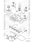 Схема №1 AKM 370/IX с изображением Затычка для плиты (духовки) Whirlpool 481944238923