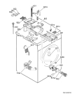 Схема №4 SPECIAL9 с изображением Блок управления для стиральной машины Aeg 973914531504004