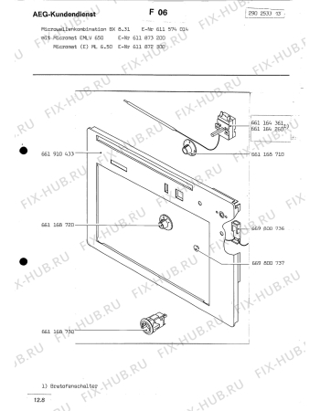 Взрыв-схема комплектующей Aeg EMLV 650 - Схема узла Section4