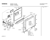 Схема №2 SE34430 с изображением Вкладыш в панель для посудомойки Siemens 00361120