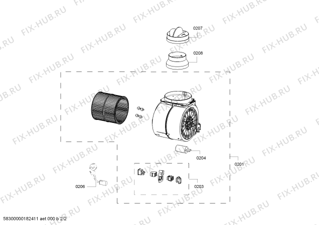 Схема №1 D36GT57N0 NEFF с изображением Набор винтов для вентиляции Bosch 00635011