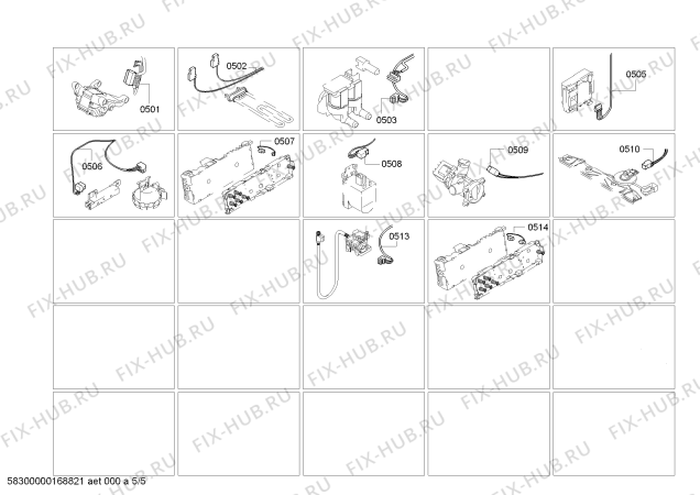 Схема №2 3TI74121A ti74121 7 KG 1200 с изображением Панель управления для стиралки Bosch 00743973