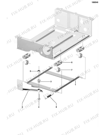 Схема №2 TX85FR (F025543) с изображением Руководство для стиралки Indesit C00081957