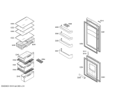 Схема №2 4FF36L50 с изображением Вставка для яиц для холодильной камеры Bosch 00640682