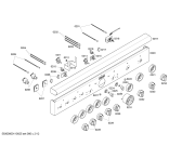 Схема №3 PD484GGBS с изображением Панель управления для плиты (духовки) Bosch 00473028