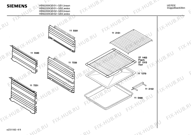 Взрыв-схема плиты (духовки) Siemens HB92220GB - Схема узла 04