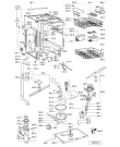 Схема №2 800 270 51 DWF B10 W с изображением Сенсорная панель для электропосудомоечной машины Whirlpool 481245372596