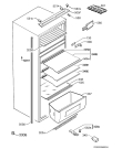 Схема №1 SDS51400S0 с изображением Обрамление полки для холодильника Aeg 2631004062