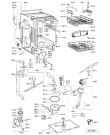Схема №2 ADL 335/1 WH n.pr. с изображением Обшивка для посудомоечной машины Whirlpool 481245373427