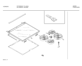 Схема №1 EK7VW12 KM 460 с изображением Панель для плиты (духовки) Bosch 00270028