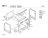 Схема №3 195306825 JOKER NBH 605 с изображением Боковая часть корпуса для плиты (духовки) Bosch 00055753