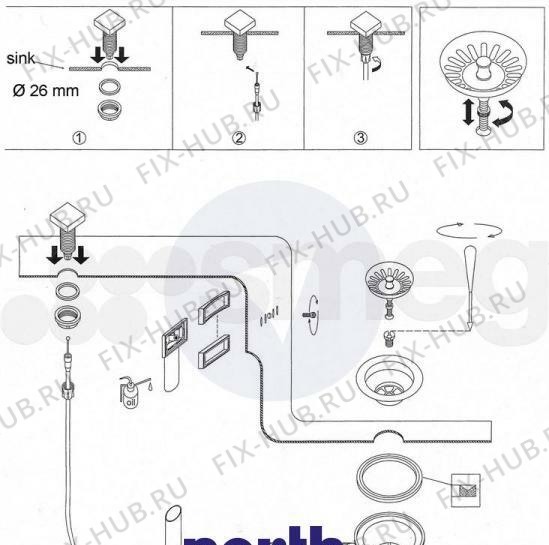 Большое фото - Всякое для комплектующей Smeg 697450391 в гипермаркете Fix-Hub