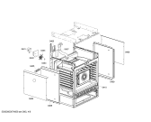 Схема №3 HD2515U с изображением Выдвижной ящик для электропечи Siemens 00473154
