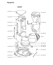 Схема №1 CG347 с изображением Крышка для кофеварки (кофемашины) Rowenta SS-989209