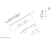 Схема №1 SMU40L02SK SilencePlus с изображением Панель управления для электропосудомоечной машины Bosch 00709561