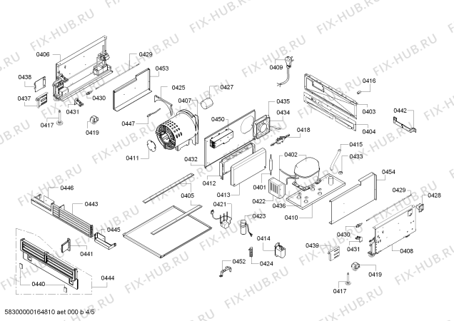 Схема №1 T24IW800SP с изображением Испаритель для холодильника Bosch 11023085