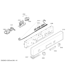 Схема №1 SE5BY25 с изображением Передняя панель для посудомойки Bosch 00426010