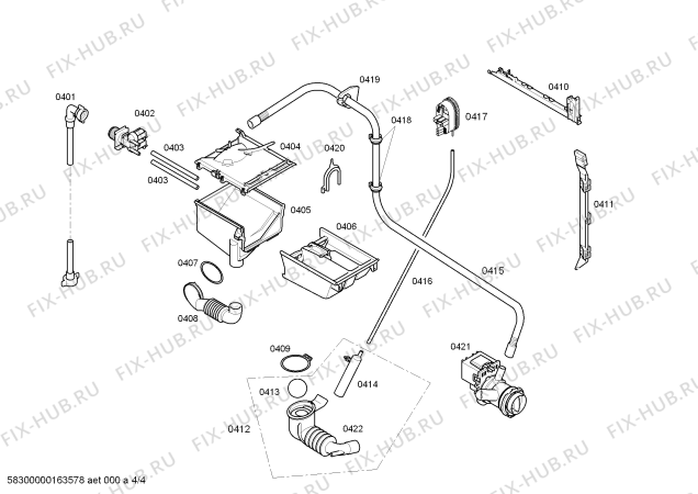 Схема №1 3TS949A с изображением Силовой модуль для стиралки Bosch 00674059