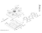 Схема №1 PPQ712B21E Placa independiente de gas с изображением Варочная панель для духового шкафа Bosch 00771771