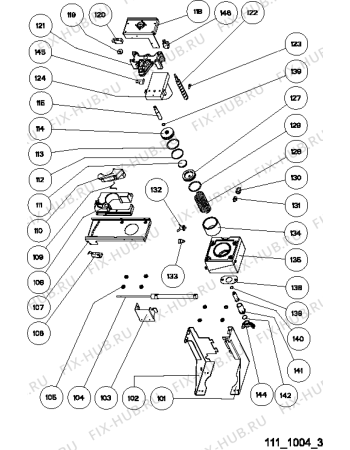 Схема №3 MCA10 (F033784) с изображением Другое для кофеварки (кофемашины) Indesit C00269040