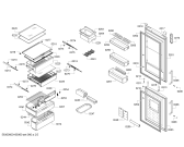 Схема №2 BD3056W2IN с изображением Выдвижной ящик для холодильной камеры Bosch 00689322