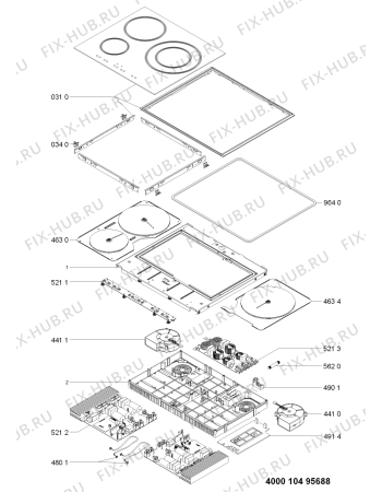 Схема №1 ACM 730/IX с изображением Затычка для электропечи Whirlpool 481010423388