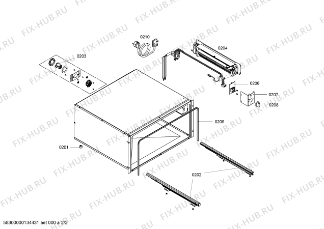 Схема №1 N7290A0GB с изображением Панель для плиты (духовки) Bosch 00472686
