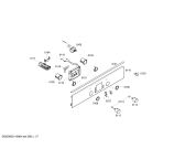 Схема №1 HLN448050S с изображением Панель управления для плиты (духовки) Bosch 00663572