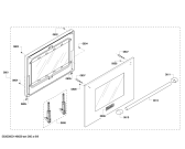 Схема №4 PRD486GDHC с изображением Рамка для духового шкафа Bosch 00685114