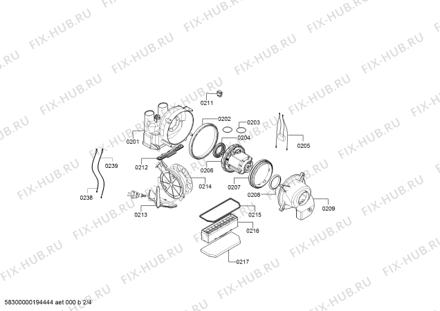 Схема №3 ZVC722ZK с изображением Конденсатор для пылесоса Zelmer 00757160