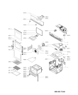 Схема №1 AKP 308/IX с изображением Дверь (стекло) духовки для духового шкафа Whirlpool 480121100334