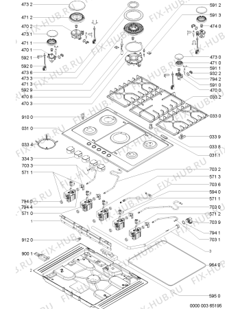 Схема №1 AKT797IX2 (F091962) с изображением Инструкция по эксплуатации для электропечи Indesit C00368783