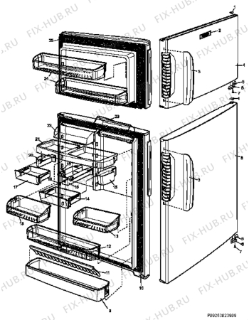 Взрыв-схема стиральной машины Arthurmartinelux AND5298-RRER - Схема узла Section 3