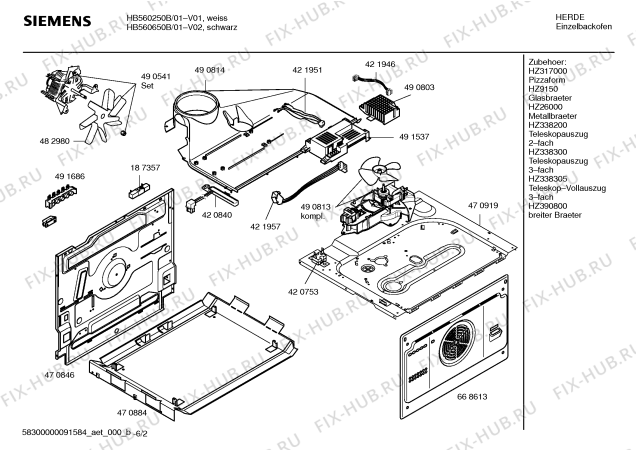 Схема №4 HB560650F с изображением Фронтальное стекло для плиты (духовки) Siemens 00470888