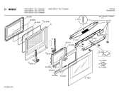 Схема №4 HEN725B с изображением Панель управления для электропечи Bosch 00353406