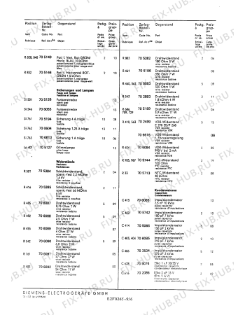 Схема №3 FC241 с изображением Транзистор Siemens 00706049