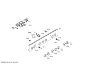 Схема №4 HGG933150J с изображением Панель управления для электропечи Bosch 00704785