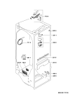 Схема №5 BCD508E6SD с изображением Электропроводка для холодильной камеры Whirlpool 480132101871