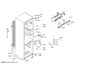 Схема №3 KGF39P91 с изображением Дверь для холодильной камеры Bosch 00247452