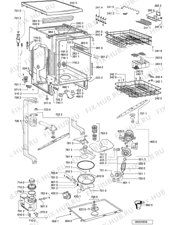 Схема №1 GSF PRIMELINE 7-n.pr с изображением Микромодуль для электропосудомоечной машины Whirlpool 481221838678