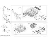 Схема №3 SHX46L12UC DLX Series с изображением Ручка двери для посудомойки Bosch 00664157
