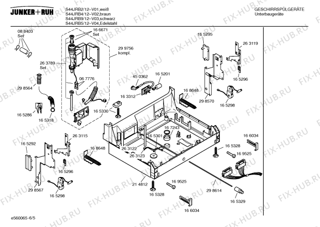 Схема №3 S44JRB9 с изображением Переключатель для посудомоечной машины Bosch 00172622