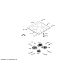 Схема №3 P1HCB88525 с изображением Стеклокерамика для плиты (духовки) Bosch 00247425