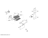 Схема №1 K5880X0 с изображением Дверь морозильной камеры для холодильника Bosch 00680170